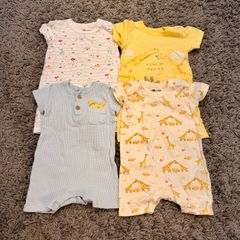 Bundle of 4 Baby Rompers