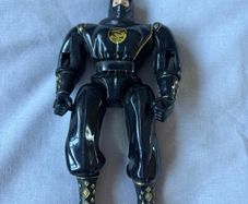 vintage 1995 Bandai Mighty Morphin Power Rangers Black Ninja Ranger