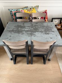 Industrial Style Kids Table & Chairs