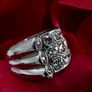 Stunning Art Deco 1930s Platinum 3.1ct Diamond Tank Ring Image 5