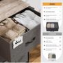 Fabric Chest of Drawers - 9 Drawers Large TV Stand for 43-65 Image 3