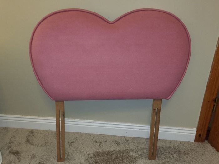 Single Pink Headboard