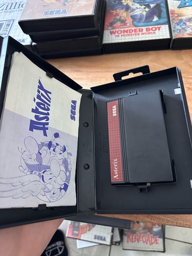 Sega Master System console and games Sonic