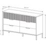 Wardrobe BALTI 223cm LED Image 5