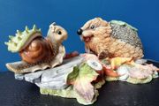 Country Artists Hedgies "Hedgie and Friend" Figurine Hedgehog Collectible Ornament