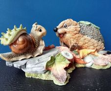 Country Artists Hedgies "Hedgie and Friend" Figurine Hedgehog Collectible Ornament