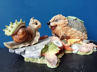 Country Artists Hedgies "Hedgie and Friend" Figurine Hedgehog Collectible Ornament