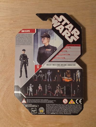 Star Wars Juno Eclipse 3.75 " Scale New & Unopened (Some Discolouration & Edge Wear To The Card