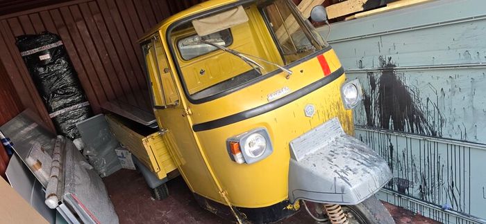 Rare Piaggio Ape P601 Restoration Project