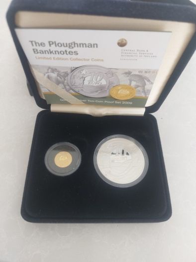 ploughman set gold and silver