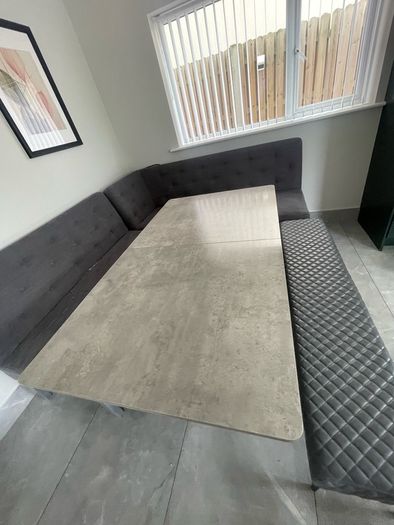 Grey kitchen or dining table