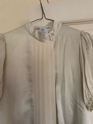 Paul & Joe sister silk oyster coloured blouse size 1 - UK 10