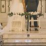 Faux Floral wedding chairs Image 2