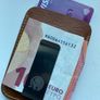 NEW- Leather Card/ Note Wallet Image 2