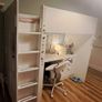 Loft bed with desk and drawers. Image 3