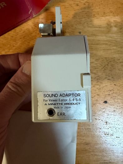 Minette S-5. Viewer Editor. and Minette Sound Adaptor. S-4/S-5. Both in Original Boxes.