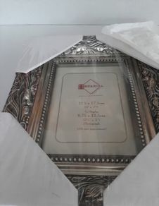 New beautiful photo frame silver effect