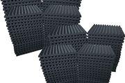 96 Pack Acoustic Foam Panel Wedge Studio Soundproofing Wall Tiles 12" X 12" X 1" (FREE POSTAGE)