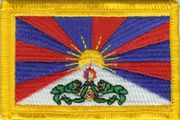 Tibet flag patch