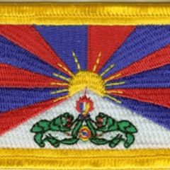 Tibet flag patch