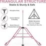 NEW SALE | Gymnastics Bars, Junior Training Kip Bar Gymnastics Equipment for Home Garden, Adjustable Height Gymnastic Folding Horizontal Bar with Gymnastic Rings for Kid Boys Girls Image 4