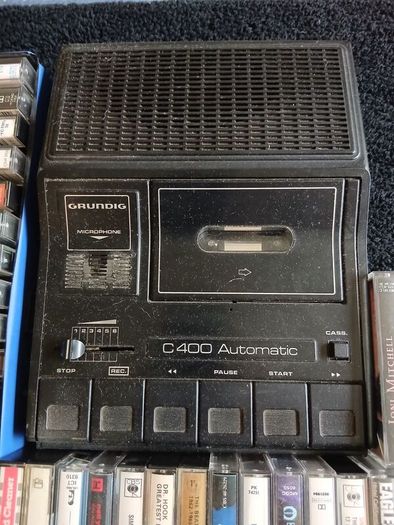 cassettes and player
