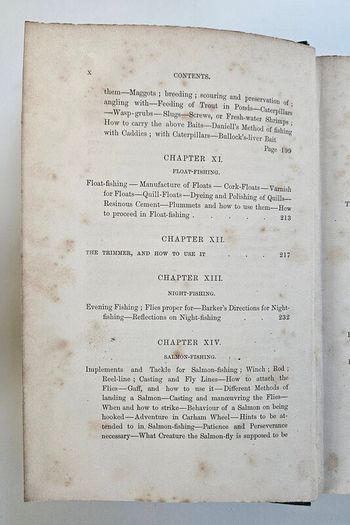 The Secrets of Angling (1865 1st Edition) - Antiquarian Fishing Book - Angling Book