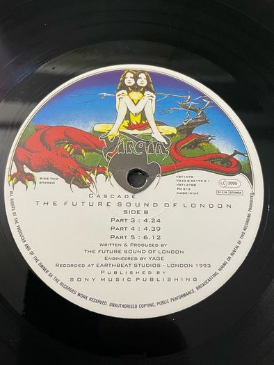 The Future Sound Of London - Cascade - 12" Vinyl Single - Coloured Labels - 1993 Virgin Records - VST1478