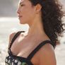 B By Ted Baker Floral Bandeau Black Bikini Top in size 32A Image 4