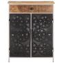 Sideboard 60x35x75 cm Rough Mango Wood & Iron Image 4