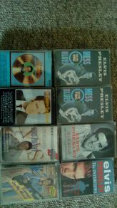 8 elvis presley cassette tapes
