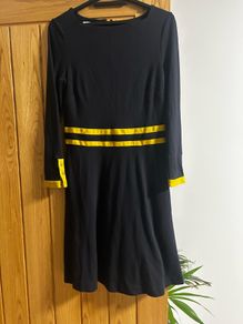 Hobbs navy mustard trim