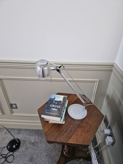 Vintage articulated desk lamp | Lumilampe - Brilliant | industrial design metal 1980