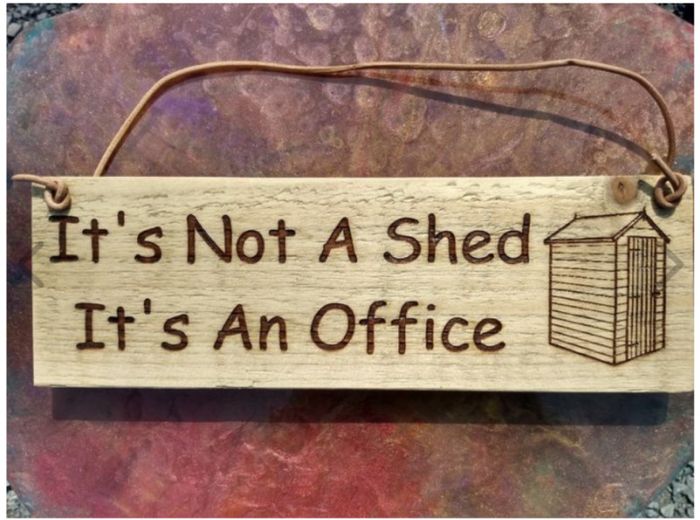 Home Is Where You Poop Most Comfortably - Recycled Rustic Wood Sign