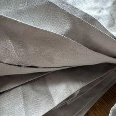 New 50cm x 34cm linen placemat in dove grey
