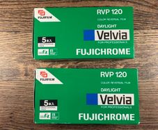 Expired 120, 220 and 135 film - Kodak and Fuji - Velvia, Sensia, Ektachrome, Agfa 50, NPZ800 and others