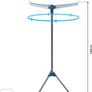 Clothes Airer Drying Rack Foldable Laundry Rail Hanger Indoor Outdoor - Single Tier Image 2