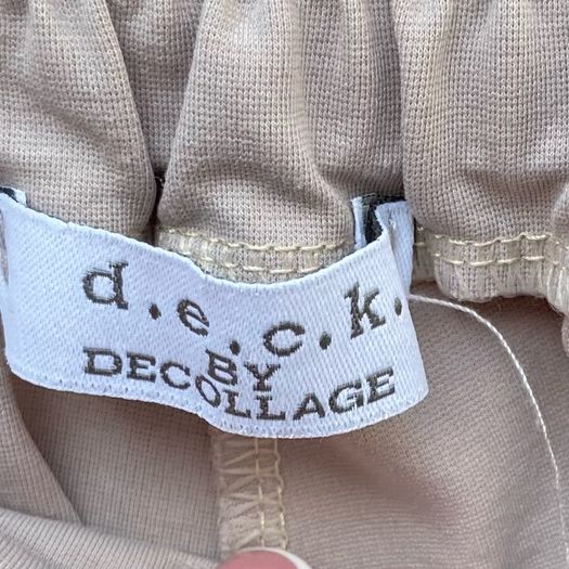 D.E.C.K by Decollage Taupe Wide Leg Trousers Size L