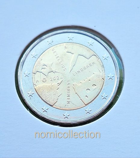 Finland 2024 year Uncirculated 2 Euro coin.