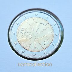 Finland 2024 year Uncirculated 2 Euro coin.