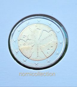 Finland 2024 year Uncirculated 2 Euro coin.
