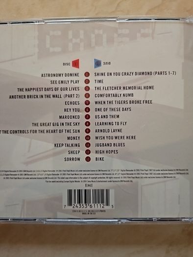 Pink Floyd 2CD  - The Best Of