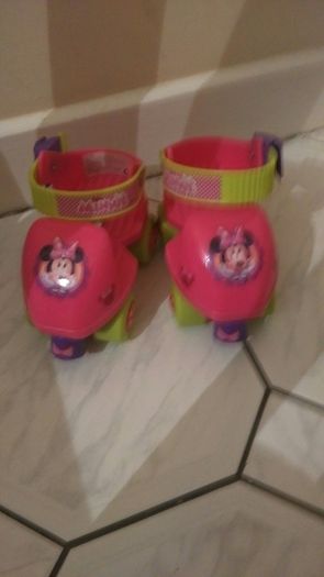Adjustable  Minnie Mouse Beginner Rollerskates