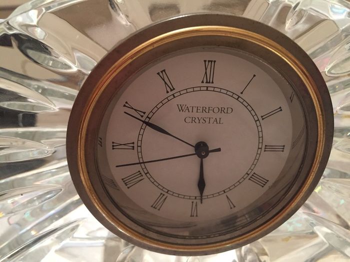 Waterford crystal clock