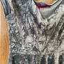 Grey velour dress size 14 Image 2