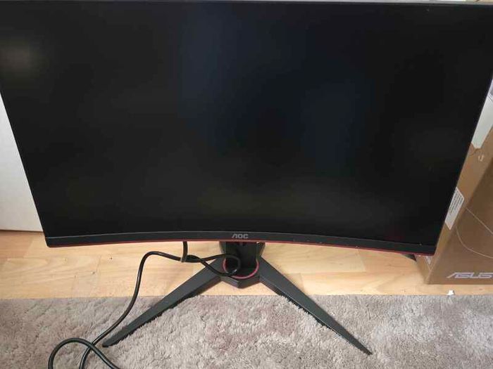 AOC 1080p 144hz Gaming Monitor 24 inch Curved Display