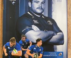 2017 Leinster v Edinburgh Rugby - Guinness PRO14 Programme