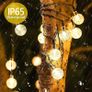 Solar String Lights,59ft 100 LEDs Solar Garden Lights with 8 Modes, IP65 Waterproof Crystal Ball Indoor Outdoor Fairy Lights for Garden,Patio, Yard, Tree, Wedding, Party,Festival Image 3