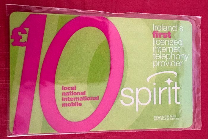 Spirit Mint Callcard in Wrapper