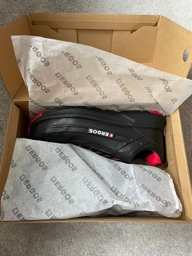 Ergos | Safety Shoes | Mens | Black | EUR 46 | UK 11 | Brand New